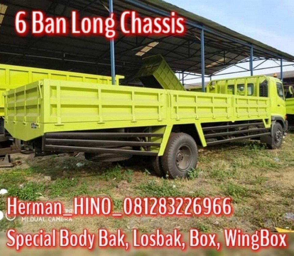 HINO RANGER FG 260 JP 7.5 meter & FG 260 JS 8.5 meter Long Sasis 6 ban, bisa dibuat model BAK, BOX, WINGBOX, LOSBAK, TOWING, CRANE, lebih lanjut silahkan hubungi Herman 0812-8322-6966