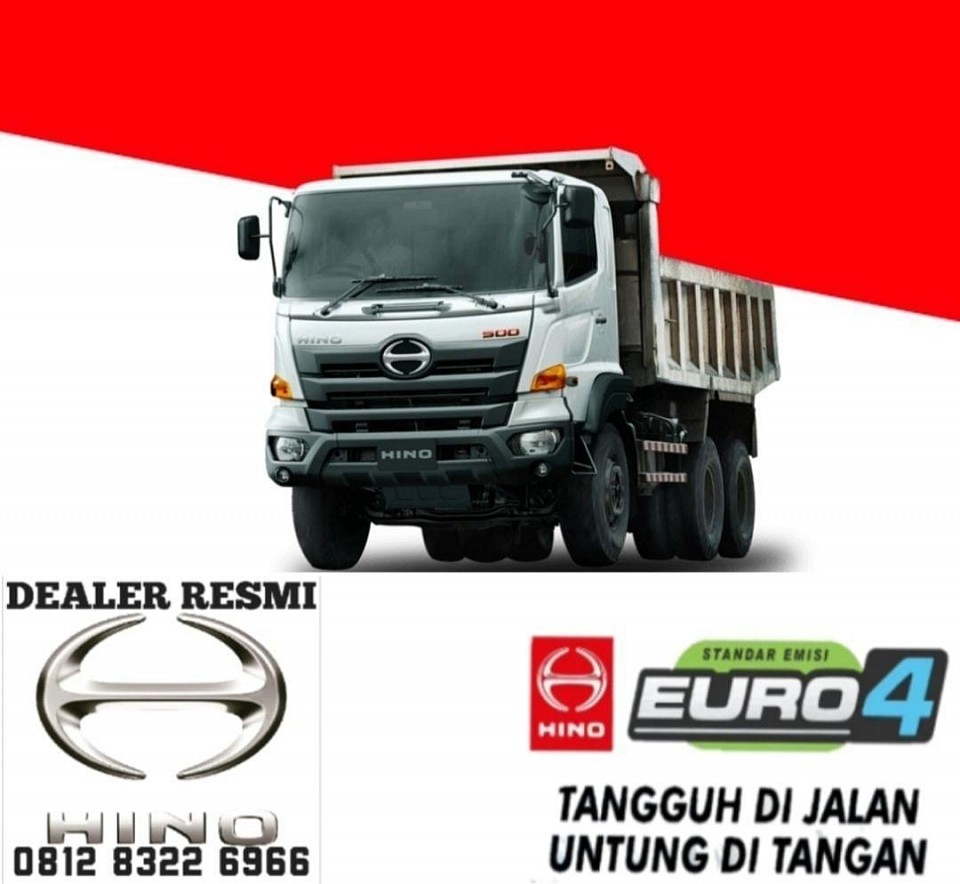 HINO RANGER FM 340 PL Mining dan FM 340 PD Mining 6x4 10 ban, bisa dibuat model DUMP, BAK, BOX, WINGBOX, LOSBAK, LOGGING, TANKI, CRANE, hubungi Herman 0812-8322-6966