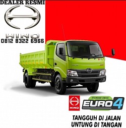 AUTHORIZED DEALER RESMI TRUK HINO 0812-8322-6966 (JABODETABEK) Truk HINO EURO4 DUTRO 136 HDX PS tersedia gardan dengan gear rasio 5.8 / 6.8 dan PTO 4x2 dengan 6 roda