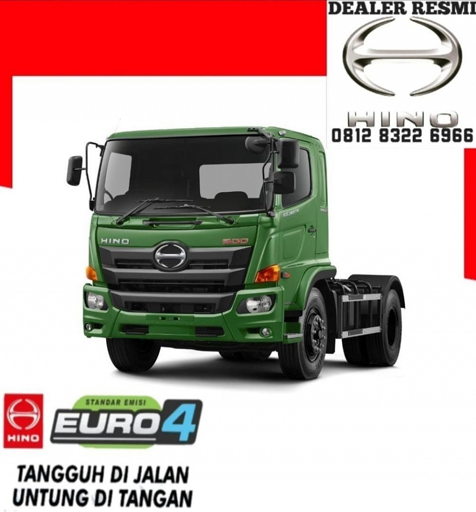 HINO RANGER Tractor Head SG 280 TH, SG 280 TH Rem ABS 4x2 6 ban, bisa dibuat model Trailer 20 & 40 feet FLATBED, BAK, WINGBOX, TANKI, lebih lanjut silahkan hubungi Herman 0812-8322-6966